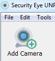Security Eye Add Camera button